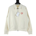 Christian Dior Red Heart Embroidery Jacket