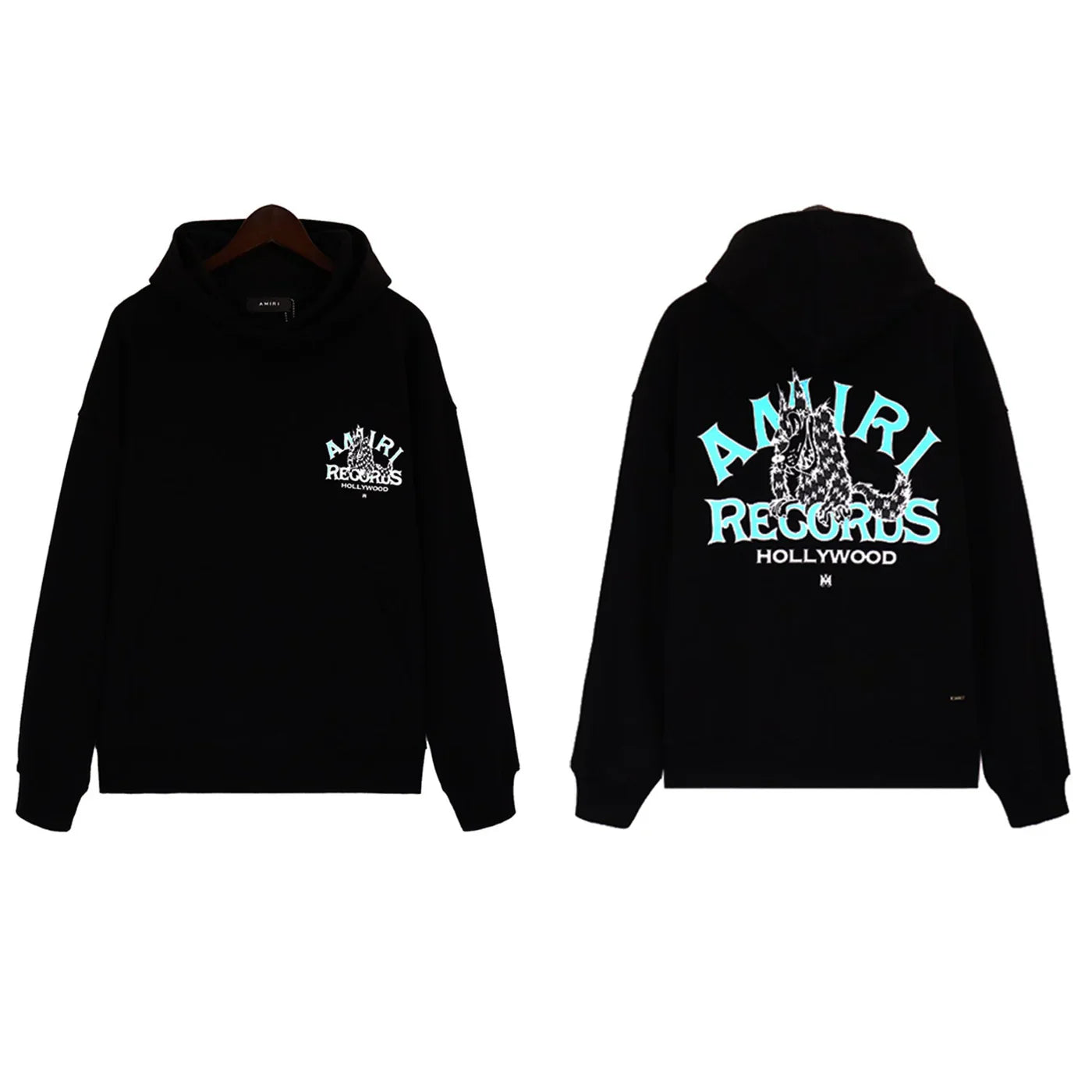 Amiri Hollywood Hoodie Black