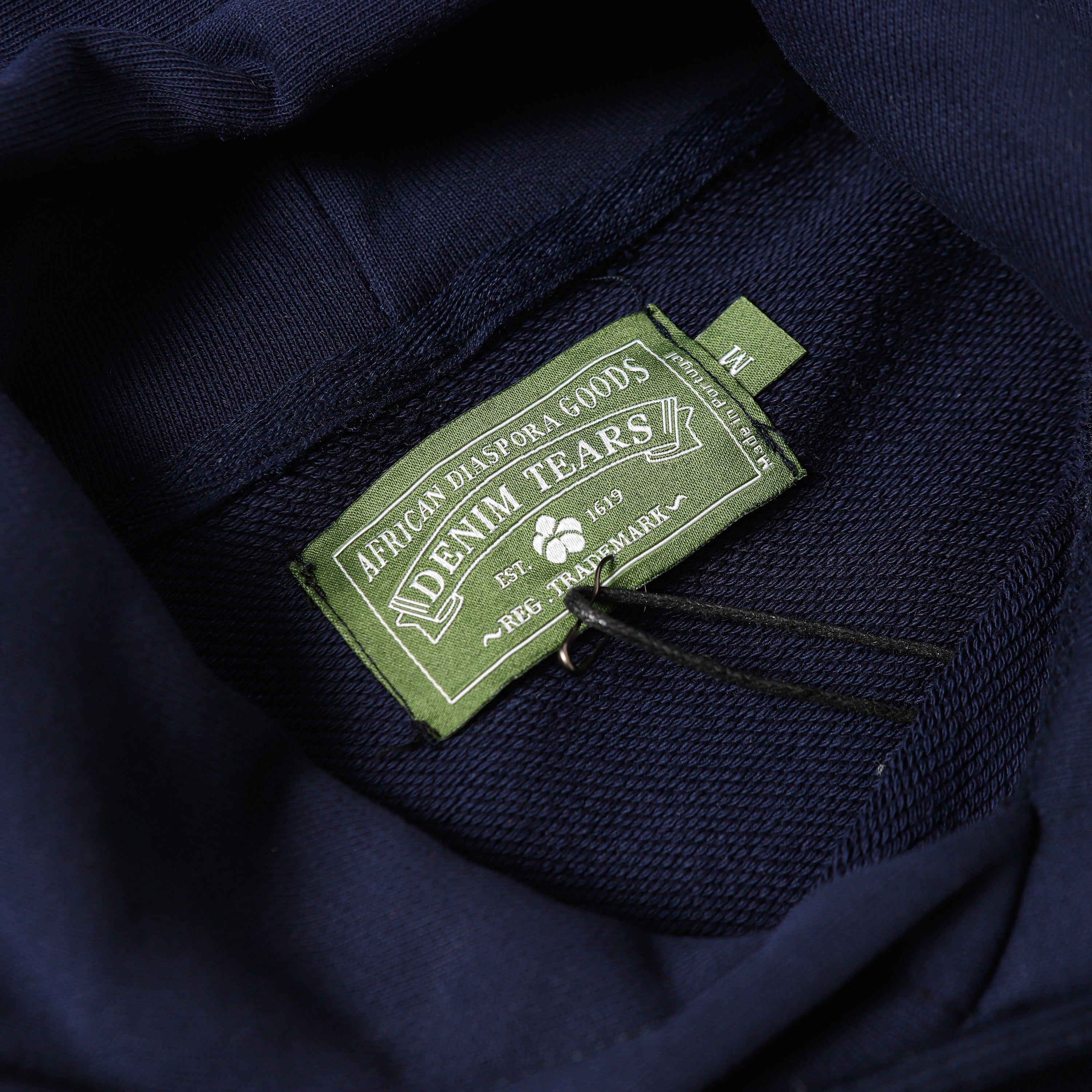Denim Tears Cotton Wreath Hoodie – Navy