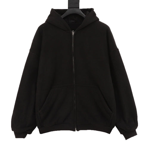 Balenciaga-Street View Teddy Hooded Jacket