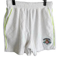 Casablanca Quilted Monogram Short – White