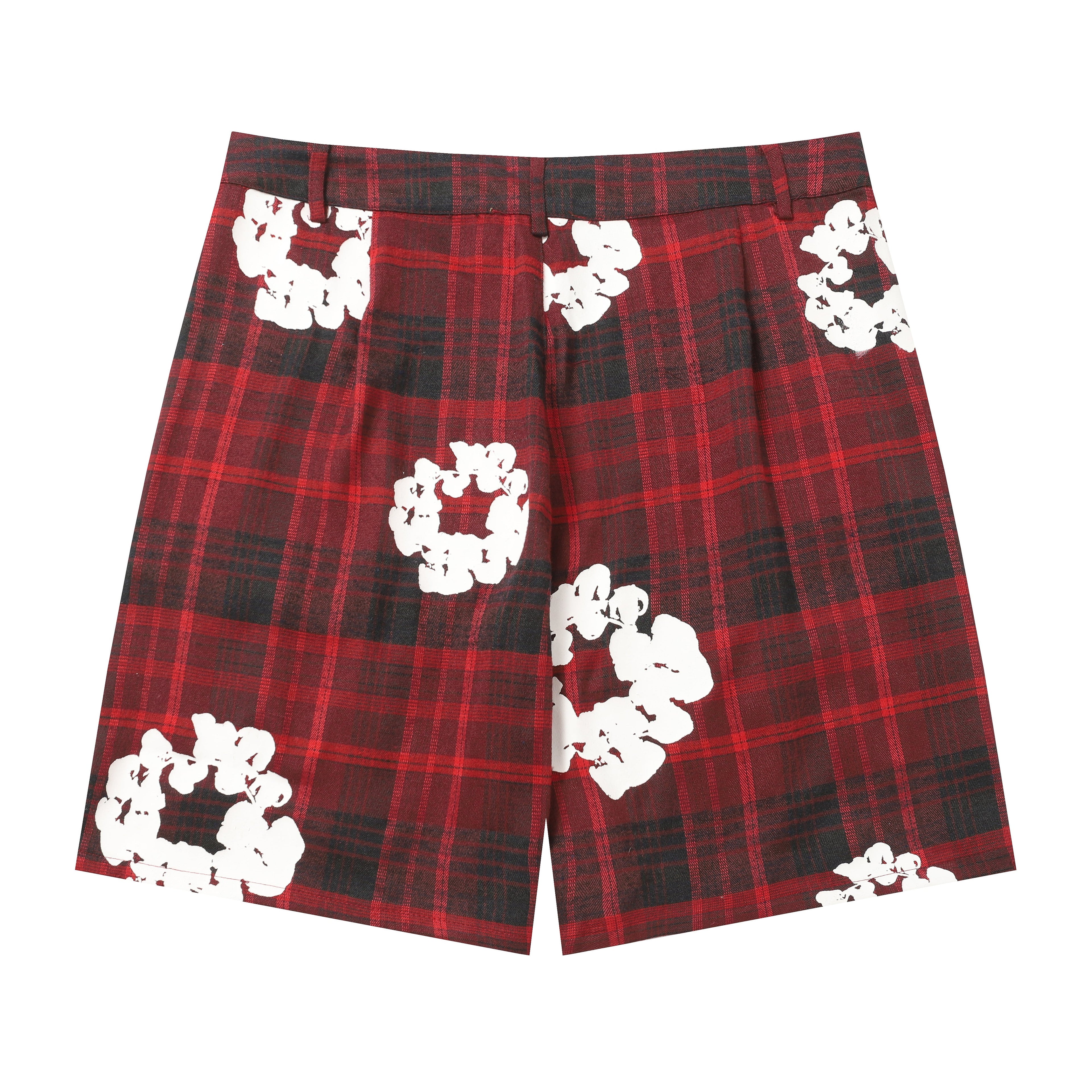 Denim Tears Cotton Wreath Plaid Shorts
