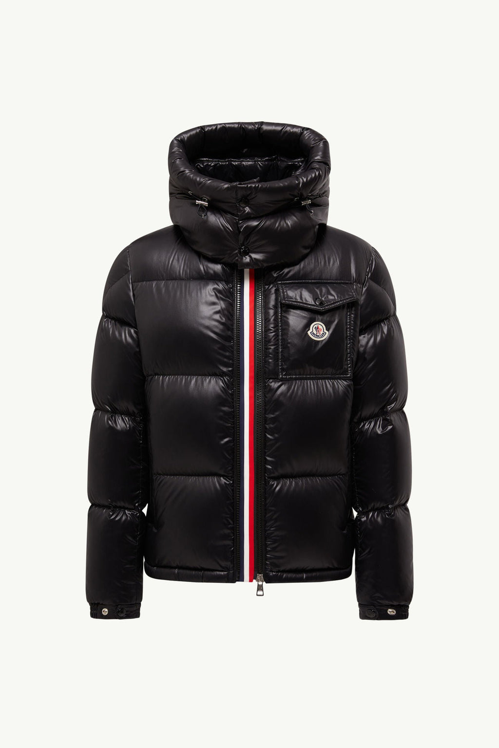 Montbeliard Hooded Short Down Jacket Men Black